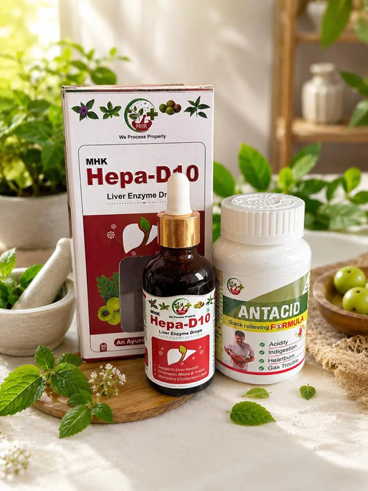 HEPA D10 DROP AND ANTACID CAPSULES
